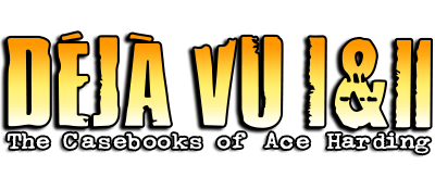 Deja Vu I & II: The Casebooks Of Ace Harding logo for GameBoy Color